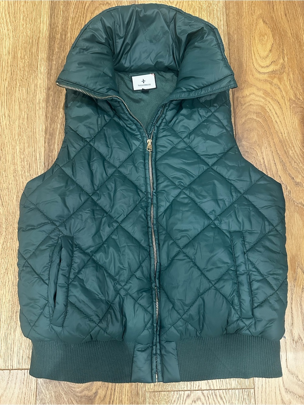 Tuckernuck Forest Green Quilted Puffer Vest